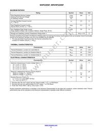 NRVHP220SFT3G Datasheet Page 2
