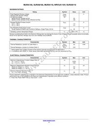 NRVUA110VT3G Datasheet Page 2