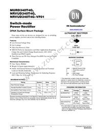 NRVUD340T4G-VF01 Datasheet Cover
