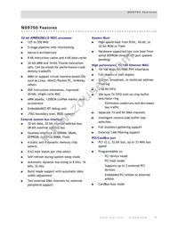 NS9750B-0-C125 Datasheet Page 5