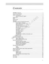 NS9750B-A1-C125 Datasheet Page 3
