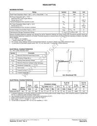 NSA5.0AFT3G Datasheet Page 2