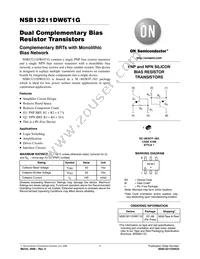 NSB13211DW6T1G Datasheet Cover