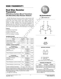 NSB1706DMW5T1 Datasheet Cover