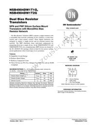 NSB4904DW1T1G Datasheet Cover