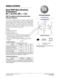 NSBA123TDP6T5G Datasheet Cover