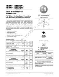 NSBA143ZDXV6T5G Datasheet Cover