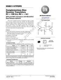 NSBC115TPDP6T5G Datasheet Cover