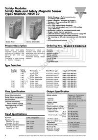 NSO13DB24SA Datasheet Cover