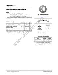 NSPM0101MUT5G Datasheet Cover