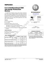 NSPU3061N2T5G Datasheet Cover