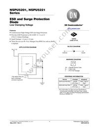 NSPU5201MUTBG Datasheet Cover