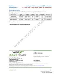 NSR010A0X4-49Z Datasheet Page 20