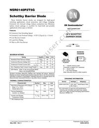 NSR0140M2T5G Datasheet Cover