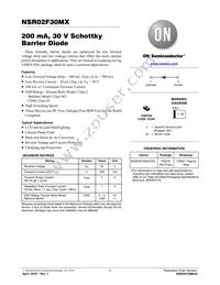 NSR02F30MXT5G Datasheet Cover