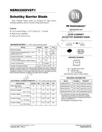 NSR0320XV6T1 Datasheet Cover