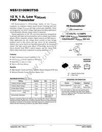 NSS12100M3T5G Datasheet Cover