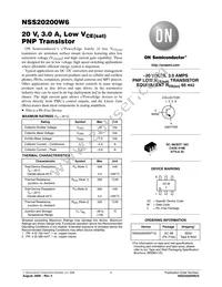 NSS20200W6T1G Datasheet Cover