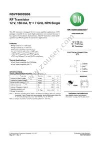 NSVF6003SB6T1G Datasheet Cover