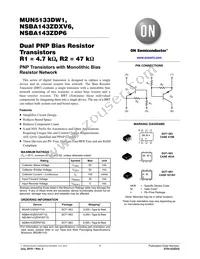 NSVMUN5133DW1T1G Datasheet Cover