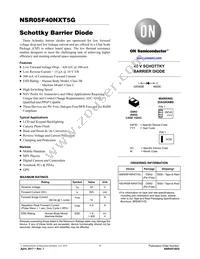 NSVR05F40NXT5G Datasheet Cover