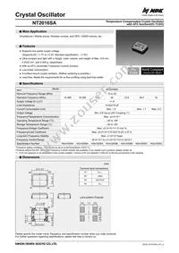 NT2016SA-38.4MHZ-END4679A Datasheet Cover