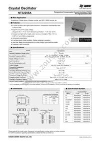 NT3225SA-19.200000MHZ-T3 Datasheet Cover