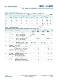 NTB0101GW-Q100H Datasheet Page 5