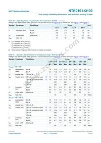 NTB0101GW-Q100H Datasheet Page 7