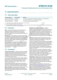 NTB0101GW-Q100H Datasheet Page 19