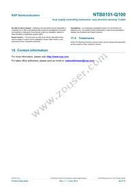 NTB0101GW-Q100H Datasheet Page 20
