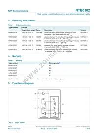 NTB0102GD Datasheet Page 2