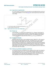 NTB0102GD-Q100H Datasheet Page 17
