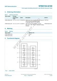 NTB0104UK-Q100Z Datasheet Page 2