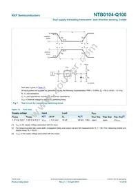 NTB0104UK-Q100Z Datasheet Page 14