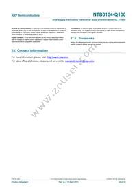 NTB0104UK-Q100Z Datasheet Page 22