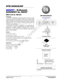 NTB150N65S3HF Datasheet Cover