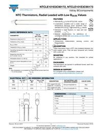 NTCLE101E3C90172 Datasheet Cover