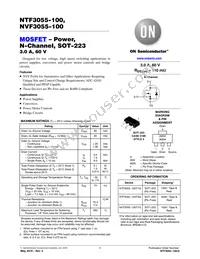 NTF3055-100T3G Datasheet Cover