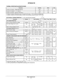 NTGS3441BT1G Datasheet Page 2