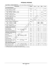 NTGS3443T2G Datasheet Page 2