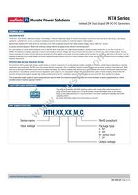 NTH1209MC Datasheet Page 3
