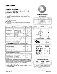 NTHD2110TT1G Datasheet Cover