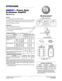 NTHD4508NT1G Datasheet Cover