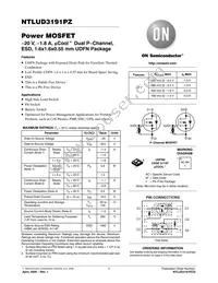 NTLUD3191PZTAG Datasheet Cover