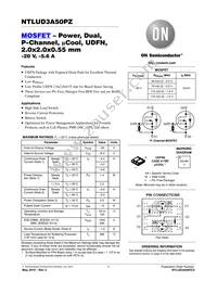 NTLUD3A50PZTBG Datasheet Cover