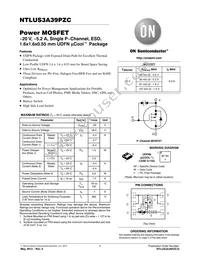 NTLUS3A39PZCTBG Datasheet Cover