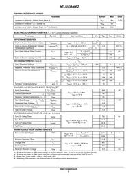 NTLUS3A90PZTBG Datasheet Page 2