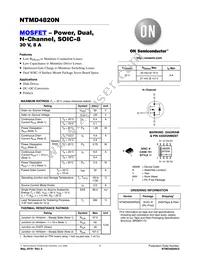 NTMD4820NR2G Datasheet Cover