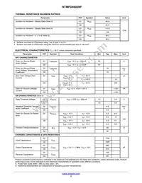 NTMFD4902NFT3G Datasheet Page 3